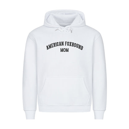 Premium Hoodie "American Foxhound - MOM" Weiß – hunde-shirt.de