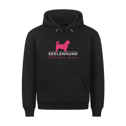 Premium Hoodie "Australian Terrier - Seelenhund" Schwarz – hunde-shirt.de