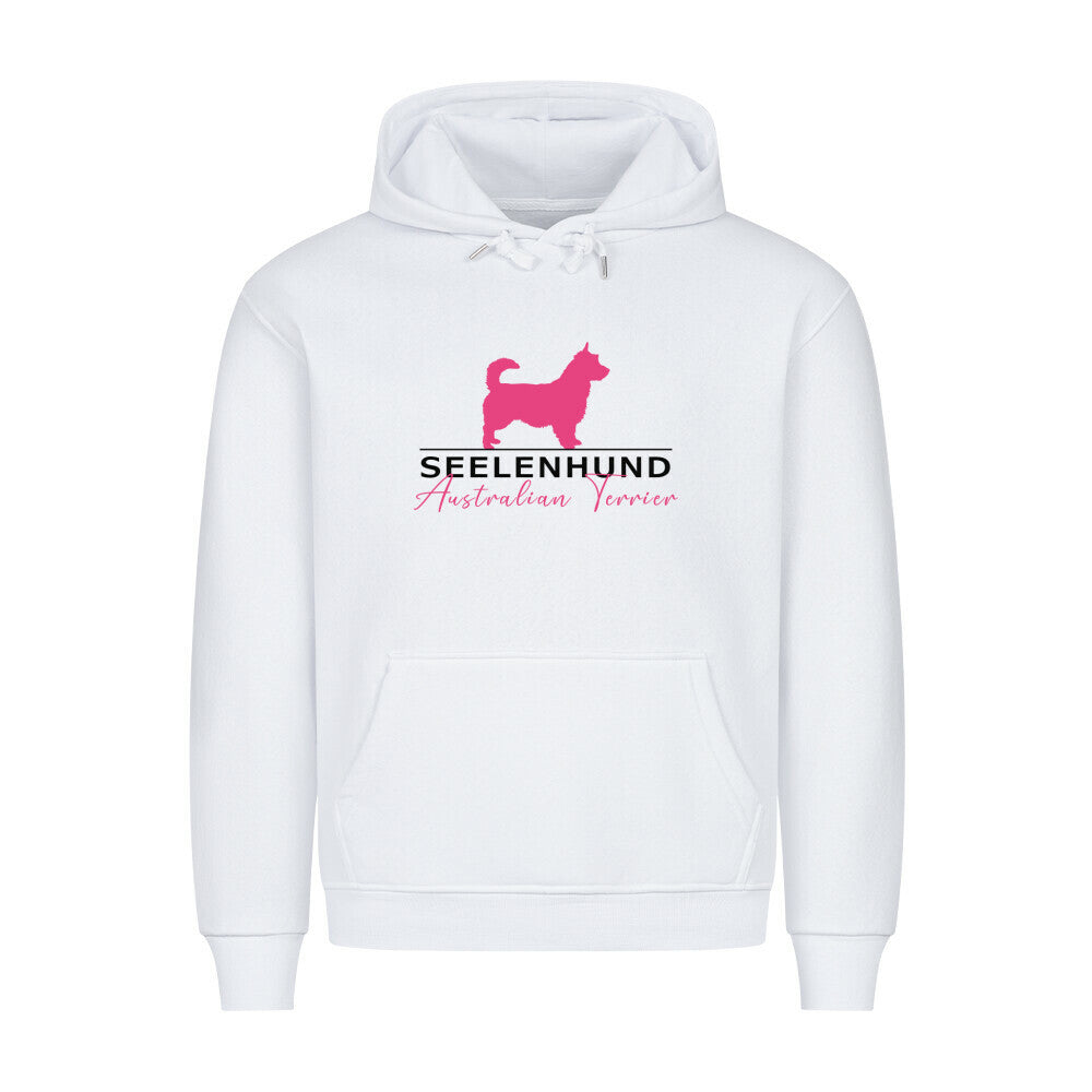 Premium Hoodie "Australian Terrier - Seelenhund" Weiß – hunde-shirt.de