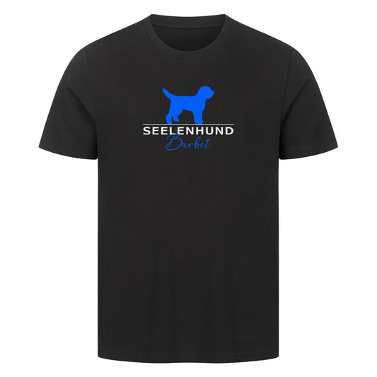 Premium T-Shirt "Barbet - Seelenhund" Schwarz – hunde-shirt.de