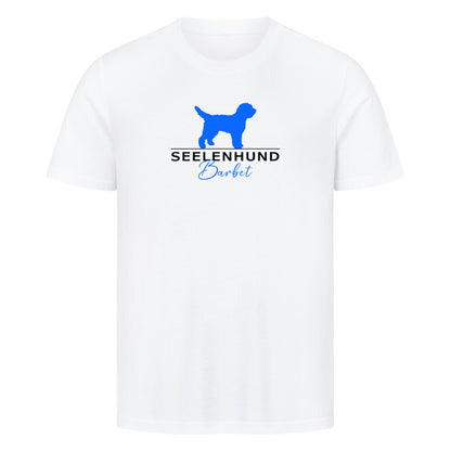 Premium T-Shirt "Barbet - Seelenhund" Weiß – hunde-shirt.de