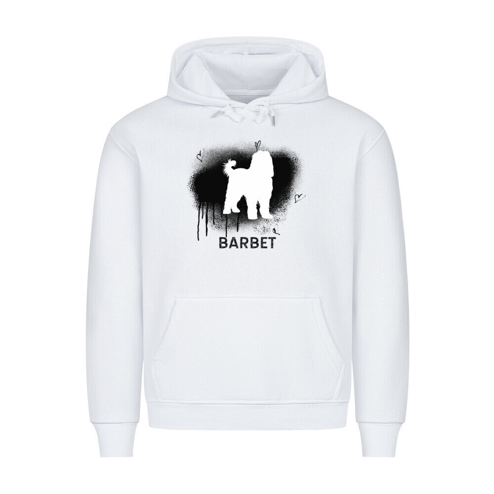 Premium Hoodie "Barbet - Brush" Weiß – hunde-shirt.de