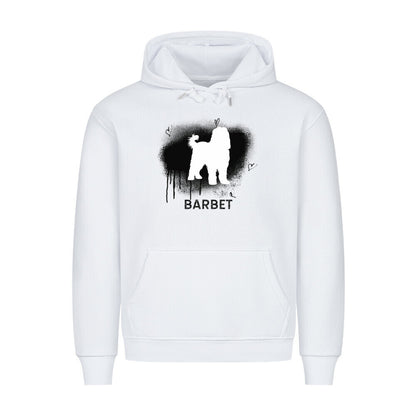 Premium Hoodie "Barbet - Brush" Weiß – hunde-shirt.de