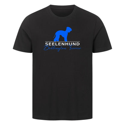 Premium T-Shirt "Bedlington Terrier - Seelenhund" Schwarz – hunde-shirt.de