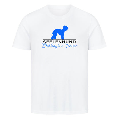 Premium T-Shirt "Bedlington Terrier - Seelenhund" Weiß – hunde-shirt.de