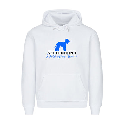 Premium Hoodie "Bedlington Terrier - Seelenhund" Weiß – hunde-shirt.de
