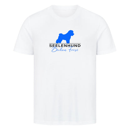 Premium T-Shirt "Bichon Frisé - Seelenhund" Weiß – hunde-shirt.de