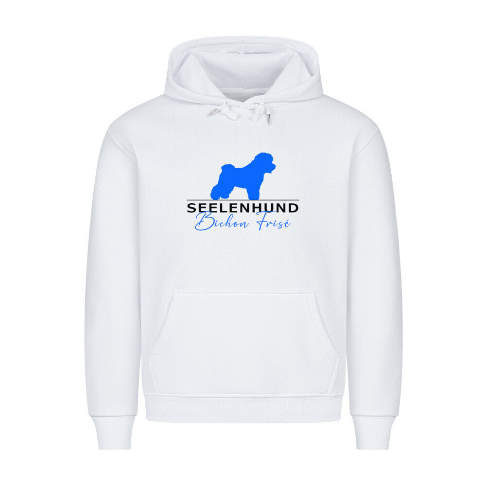 Premium Hoodie "Bichon Frisé - Seelenhund" Weiß – hunde-shirt.de