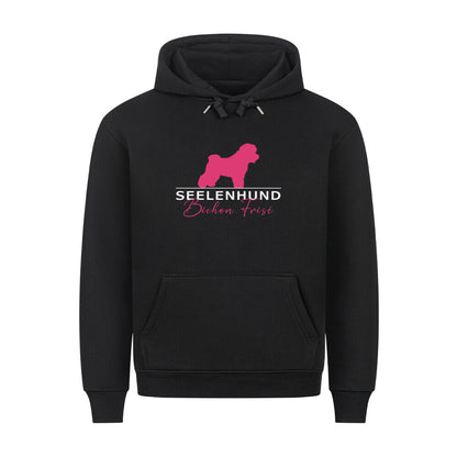 Premium Hoodie "Bichon Frisé - Seelenhund" Schwarz – hunde-shirt.de