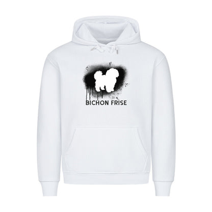 Premium Hoodie "Bichon Frisé - Brush" Weiß – hunde-shirt.de