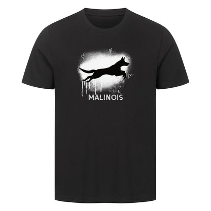 Premium T-Shirt "Malinois - Brush" Schwarz – hunde-shirt.de