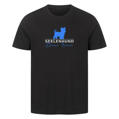 Premium T-Shirt "Biewer Terrier - Seelenhund" Schwarz – hunde-shirt.de