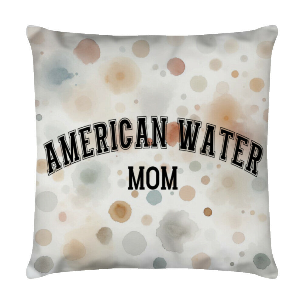 Kissen "American Water - MOM" Weiß – hunde-shirt.de