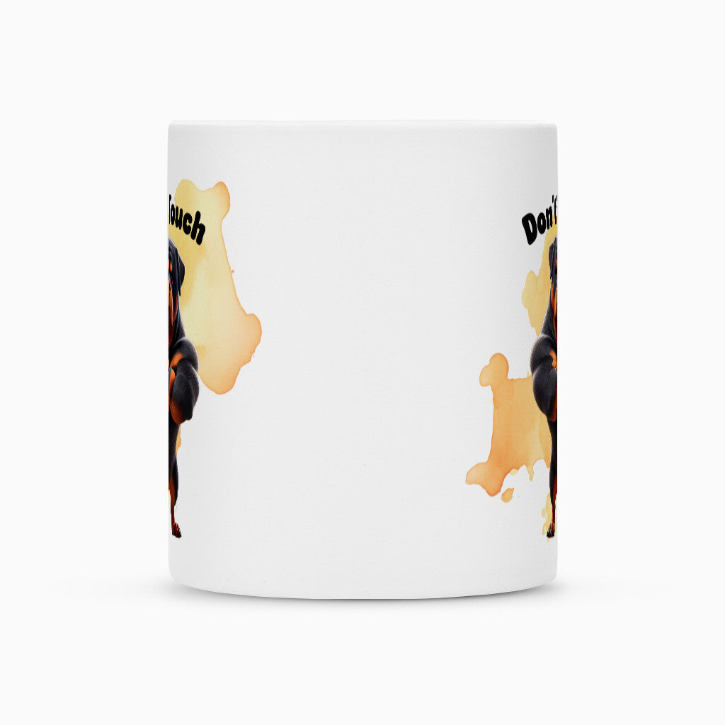 Tasse "Rottweiler - Don´t touch" – hunde-shirt.de