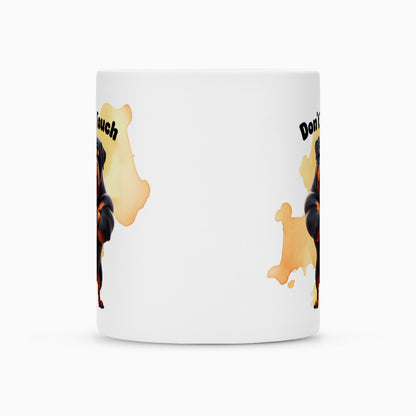 Tasse "Rottweiler - Don´t touch" – hunde-shirt.de