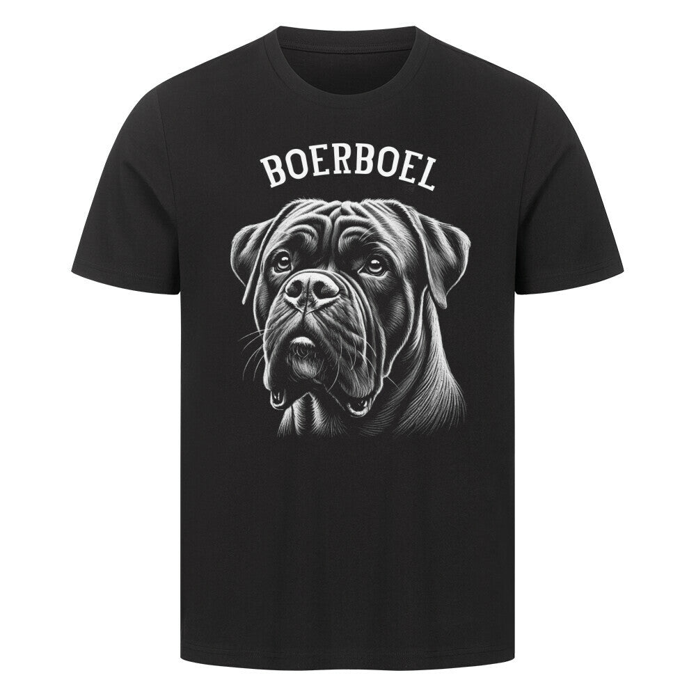 Premium T-Shirt "Boerboel - Pure" Schwarz – hunde-shirt.de
