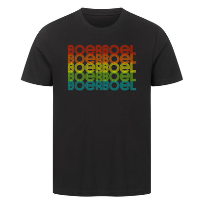 Premium T-Shirt "Boerboel - RETRO" Schwarz – hunde-shirt.de