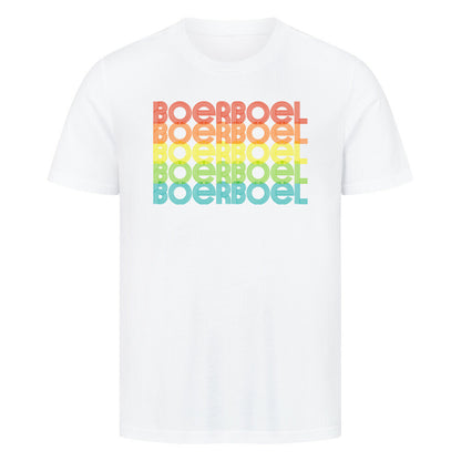 Premium T-Shirt "Boerboel - RETRO" Weiß – hunde-shirt.de