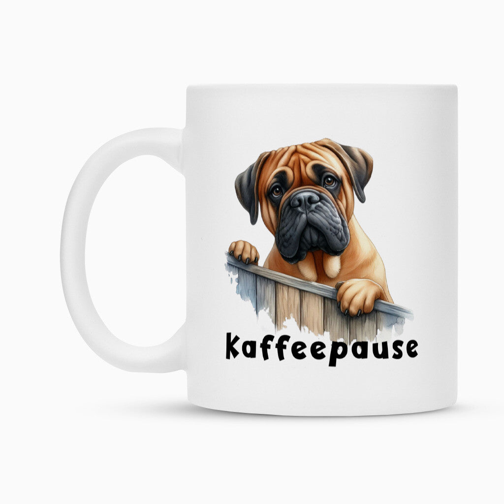 Tasse "Boerboel - Kaffeepause" – hunde-shirt.de