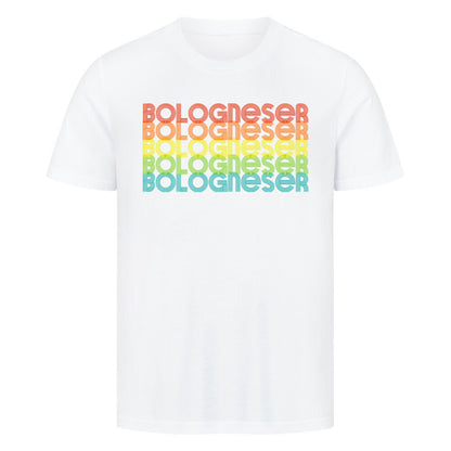 Premium T-Shirt "Bologneser- RETRO" Weiß – hunde-shirt.de