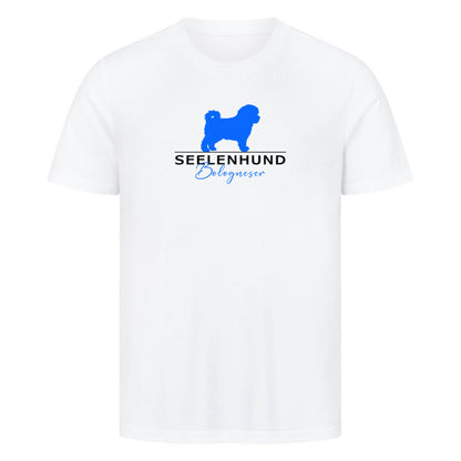 Premium T-Shirt "Bologneser- Seelenhund" Weiß – hunde-shirt.de