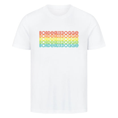 Premium T-Shirt "Bordeauxdogge- RETRO" Weiß – hunde-shirt.de