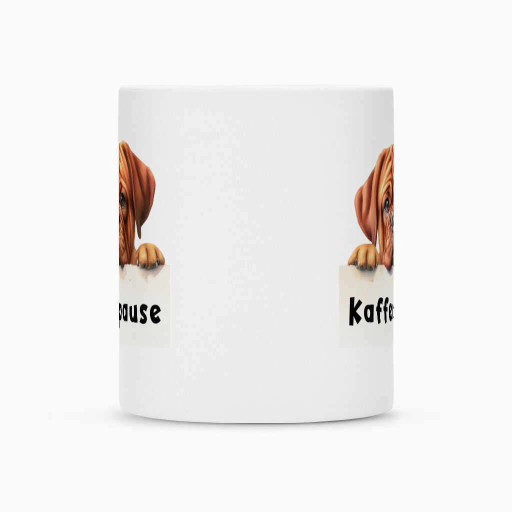 Tasse "Bordeauxdogge- Kaffeepause" – hunde-shirt.de