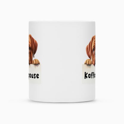 Tasse "Bordeauxdogge- Kaffeepause" – hunde-shirt.de