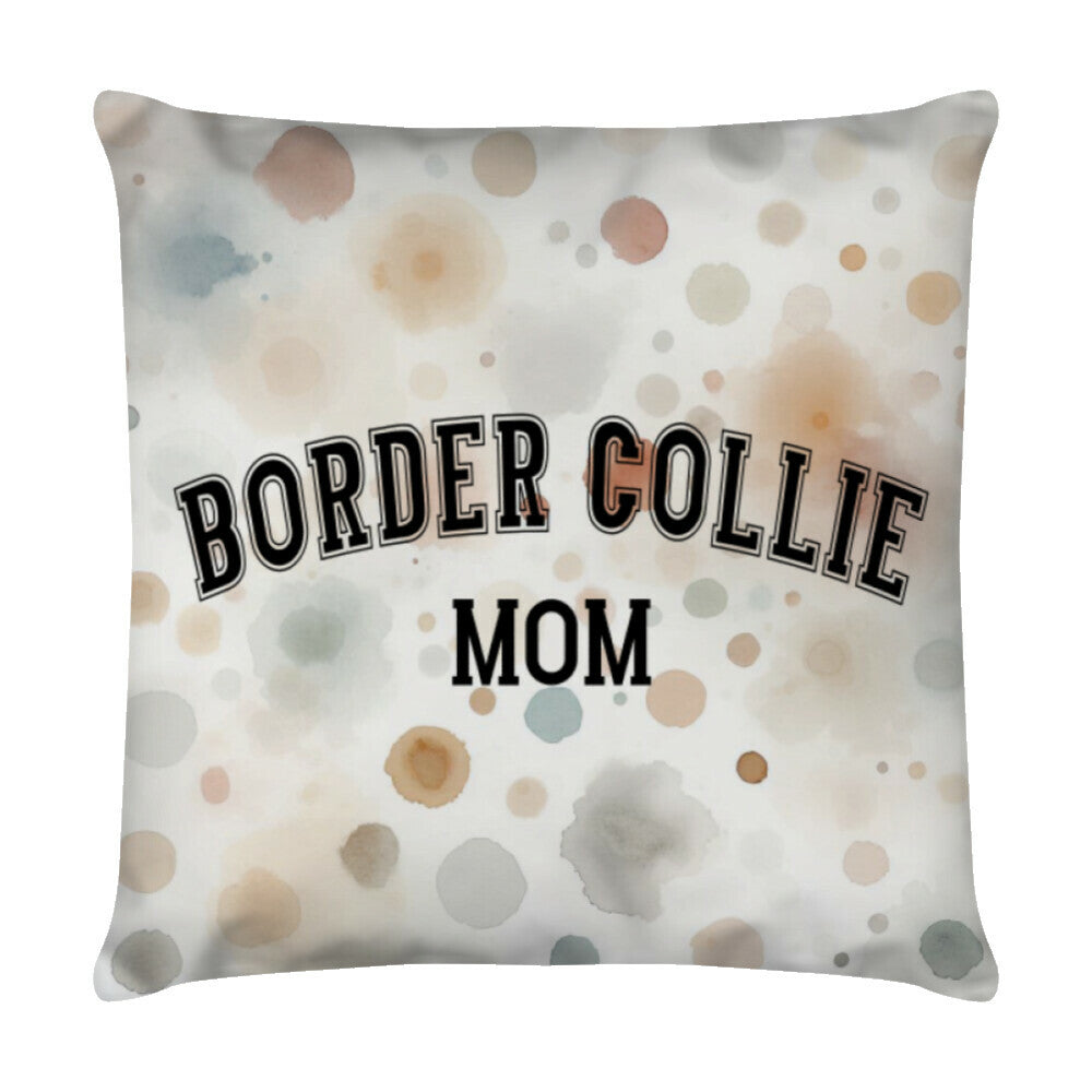 Kissen "Border Collie - MOM" Weiß – hunde-shirt.de
