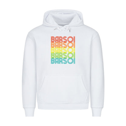 Premium Hoodie "Barsoi - RETRO" Weiß – hunde-shirt.de