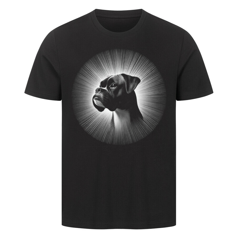 Premium T-Shirt "Boxer - Shine" Schwarz – hunde-shirt.de