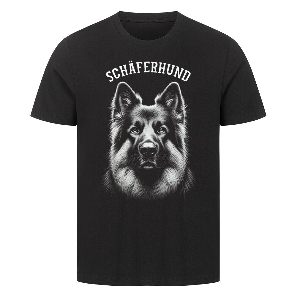 Premium T-Shirt "Schäferhund - Pure" Schwarz – hunde-shirt.de