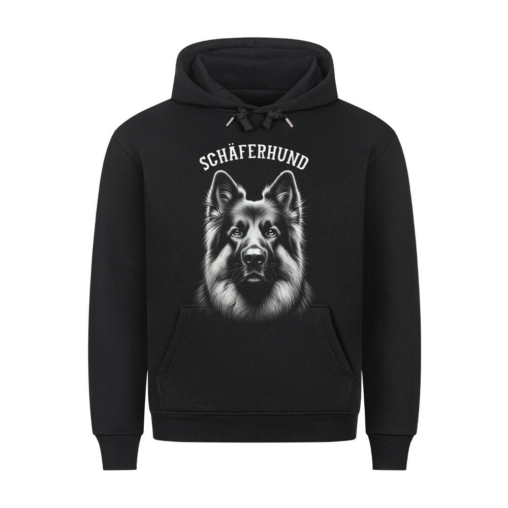 Premium Hoodie "Schäferhund - Pure" Schwarz – hunde-shirt.de