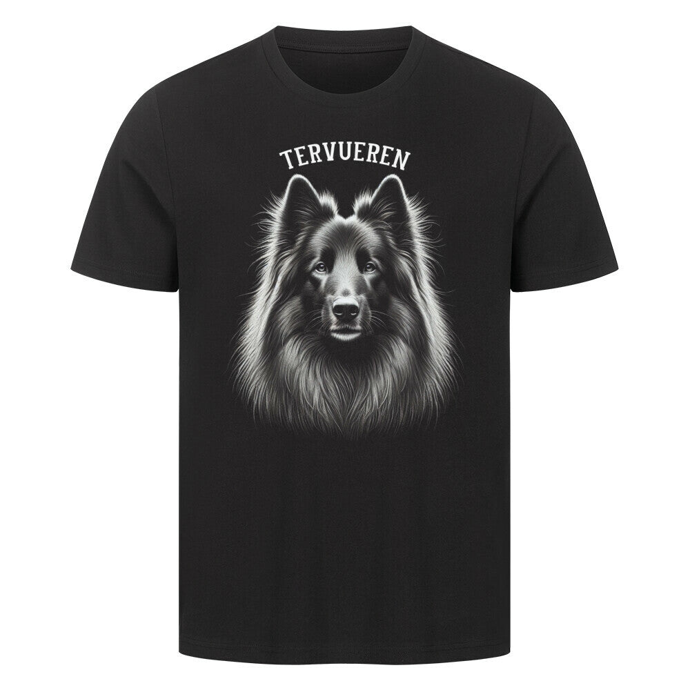 Premium T-Shirt "Tervueren - Pure" Schwarz – hunde-shirt.de