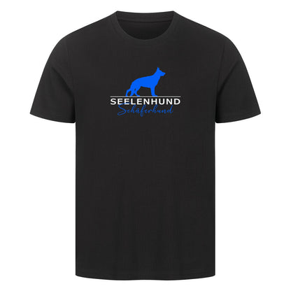 Premium T-Shirt "Schäferhund - Seelenhund" Schwarz – hunde-shirt.de