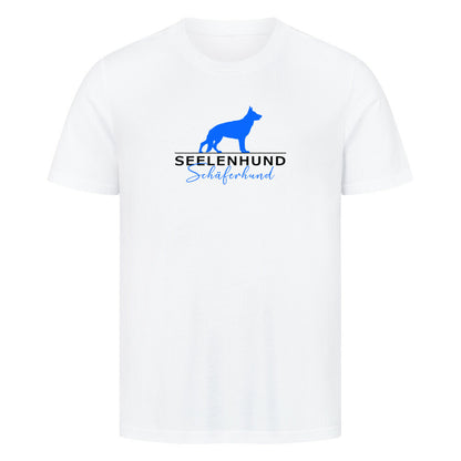 Premium T-Shirt "Schäferhund - Seelenhund" Weiß – hunde-shirt.de