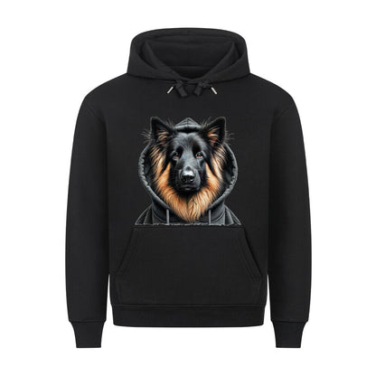 Premium Hoodie "Tervueren - Hooded" Schwarz – hunde-shirt.de