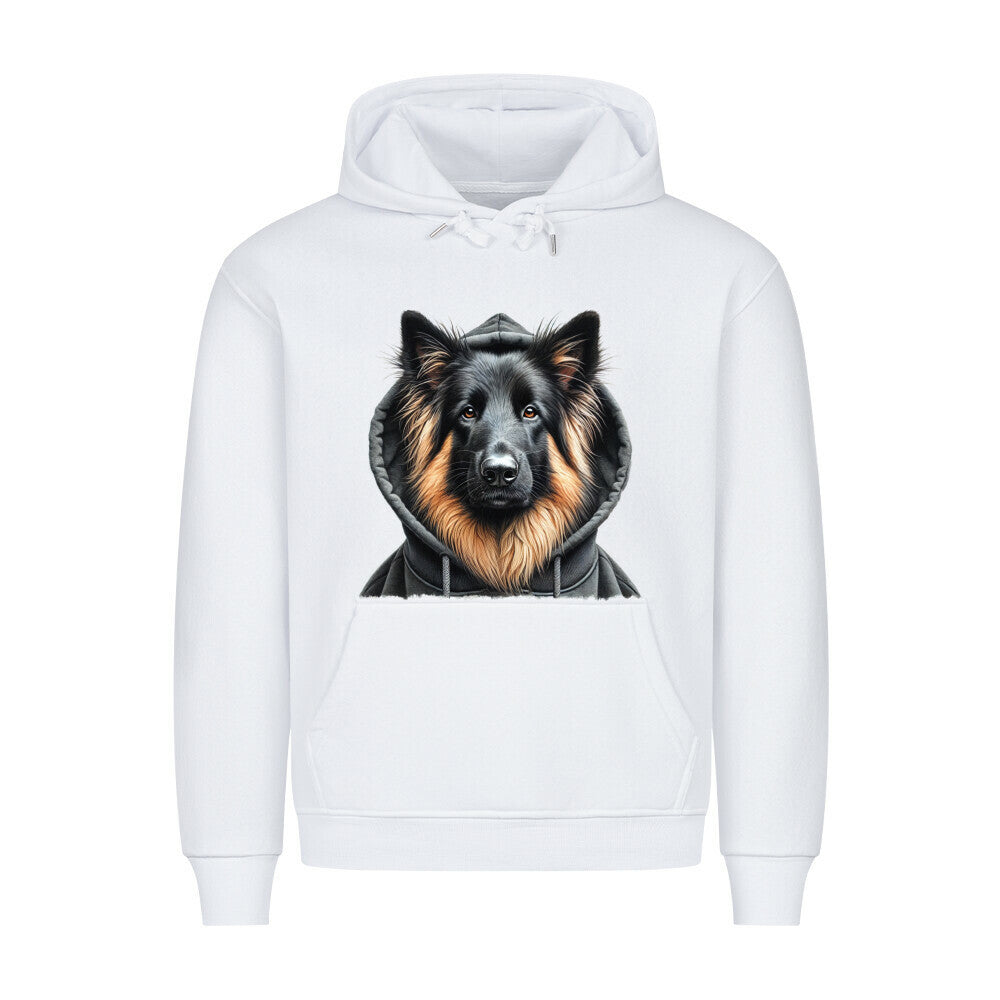 Premium Hoodie "Tervueren - Hooded" Weiß – hunde-shirt.de