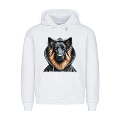 Premium Hoodie "Tervueren - Hooded" Weiß – hunde-shirt.de
