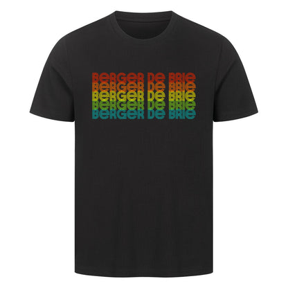 Premium T-Shirt "Briard - RETRO" Schwarz – hunde-shirt.de