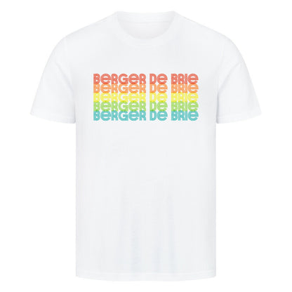 Premium T-Shirt "Briard - RETRO" Weiß – hunde-shirt.de