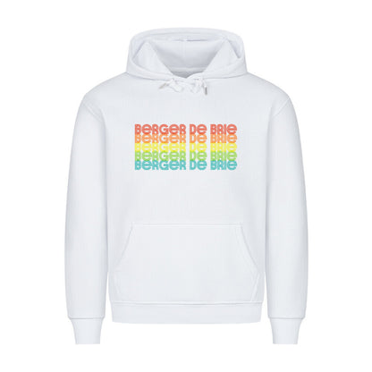 Premium Hoodie "Briard - RETRO" Weiß – hunde-shirt.de