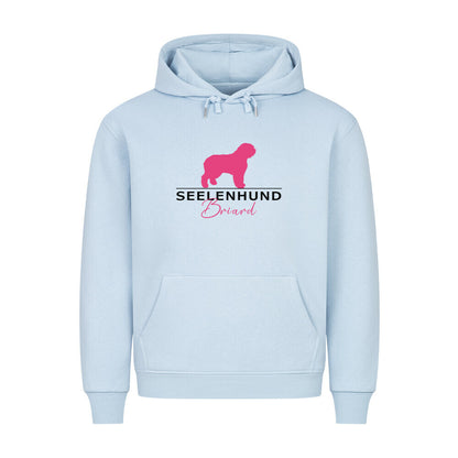 Premium Hoodie "Briard - Seelenhund" Babyblau – hunde-shirt.de