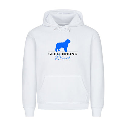 Premium Hoodie "Briard - Seelenhund" Weiß – hunde-shirt.de