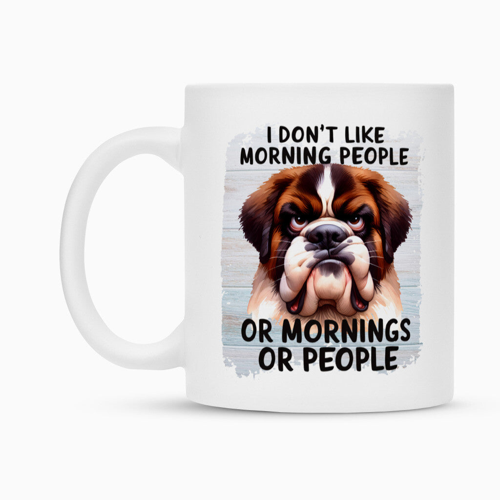 Tasse "Bernhardiner - Morning People" – hunde-shirt.de