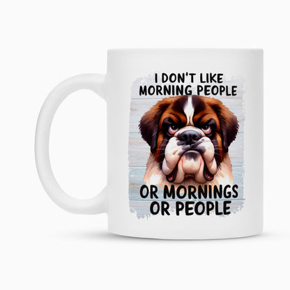 Tasse "Bernhardiner - Morning People" – hunde-shirt.de
