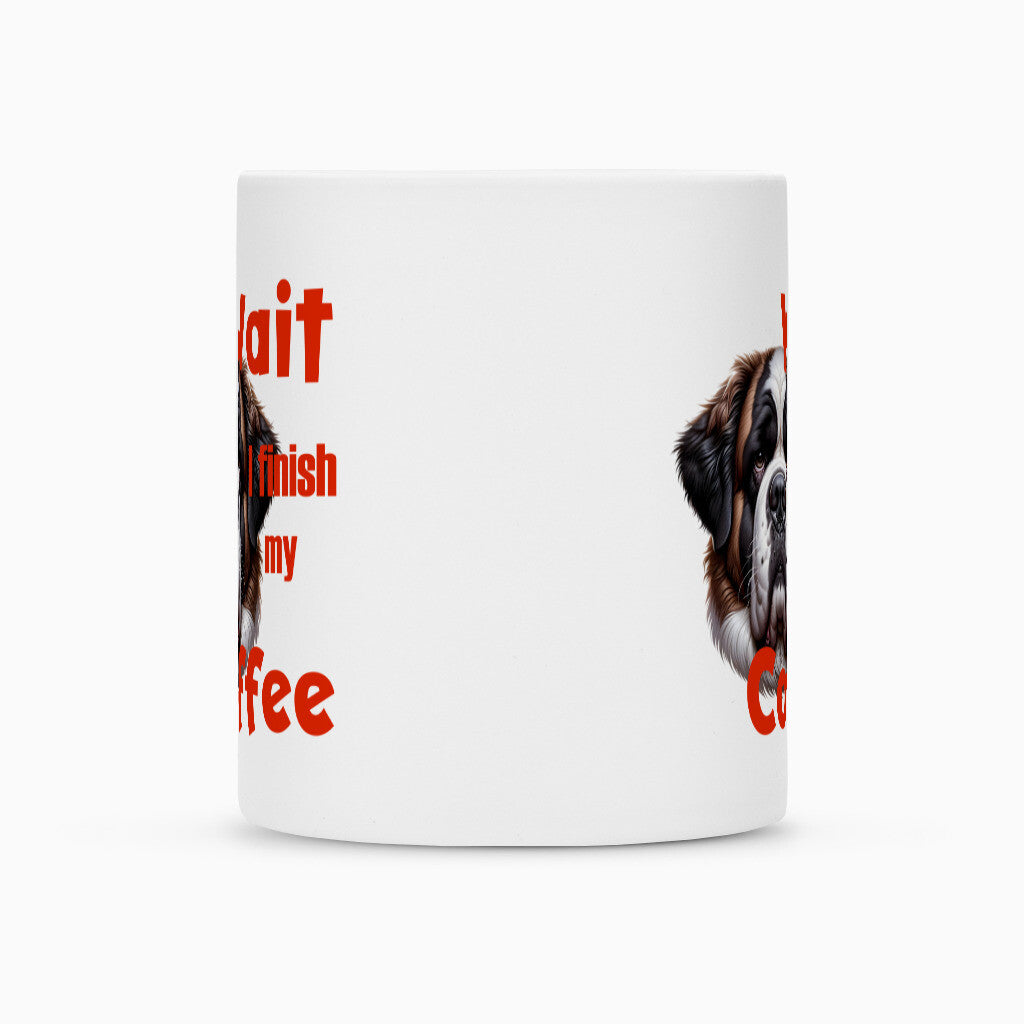 Tasse "Bernhardiner - Wait" – hunde-shirt.de