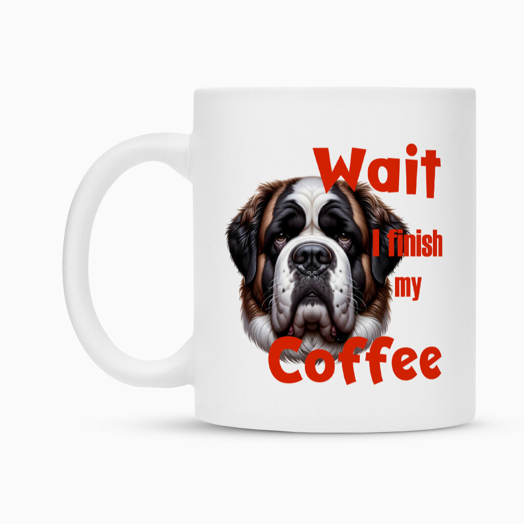 Tasse "Bernhardiner - Wait" – hunde-shirt.de