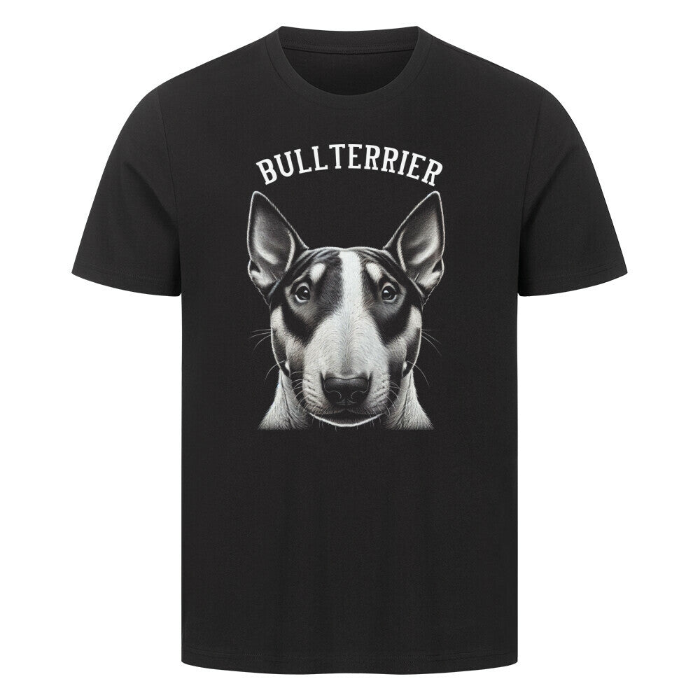 Premium T-Shirt "Bullterrier - Pure" Schwarz – hunde-shirt.de