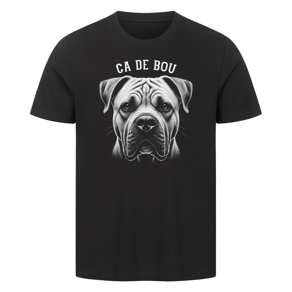 Premium T-Shirt "Ca de Bou - Pure" Schwarz – hunde-shirt.de